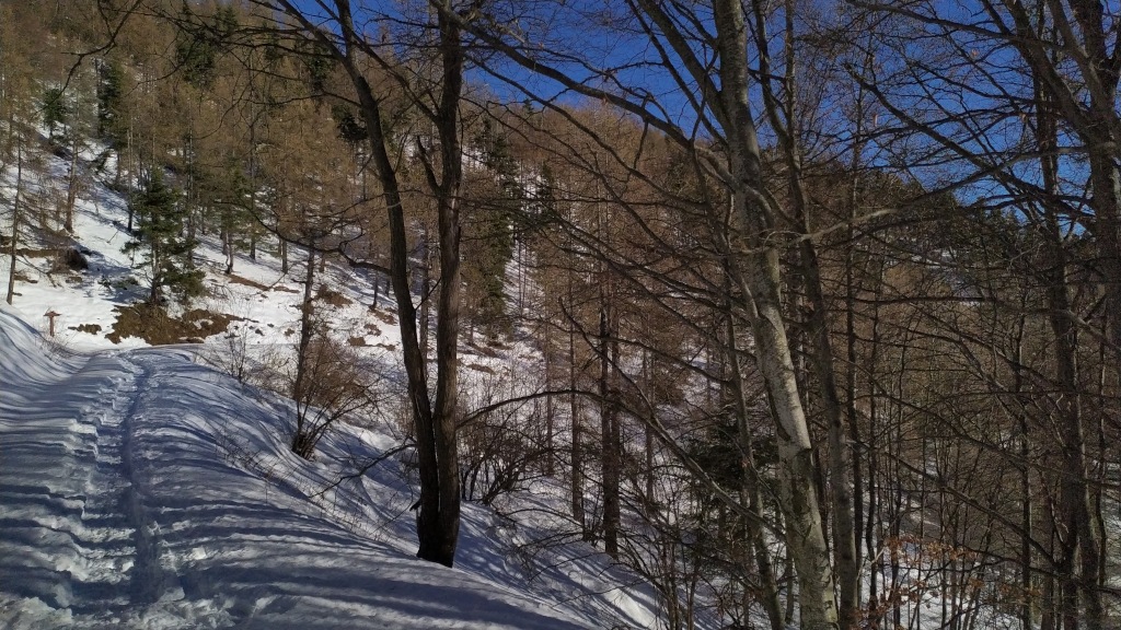 Paesaggio Val Germanasca in inverno